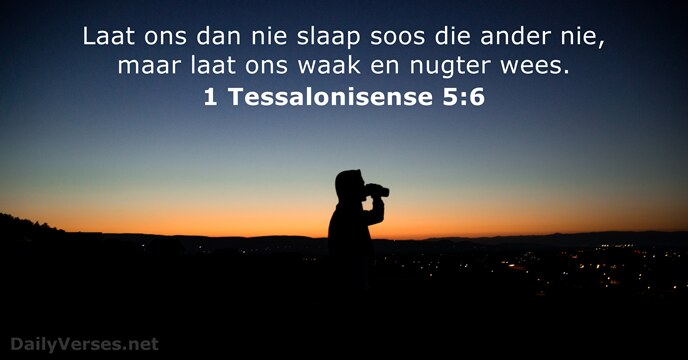 1 Tessalonisense 5:6