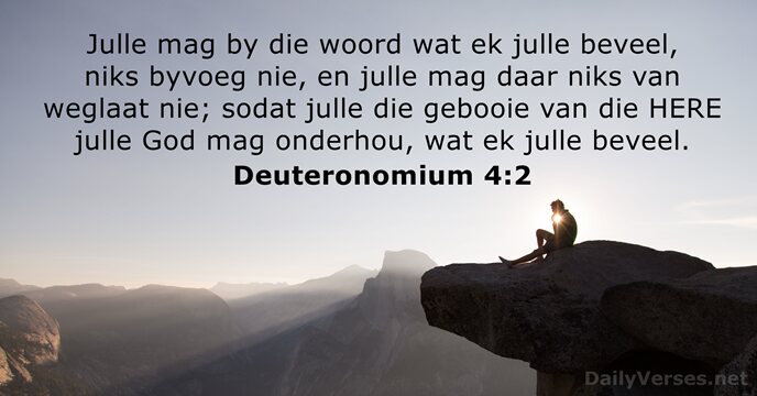 Deuteronomium 4:2