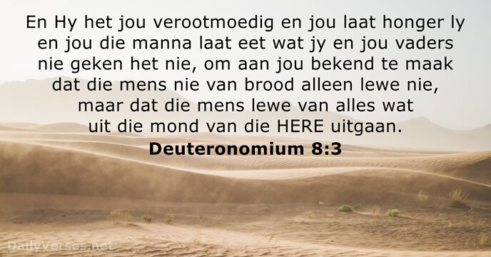 Deuteronomium 8:3