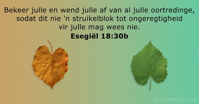Esegiël 18:30b