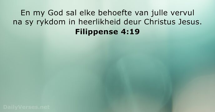Filippense 4:19
