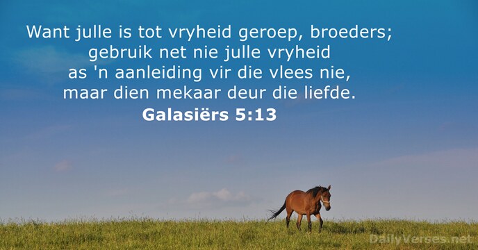 Galasiërs 5:13