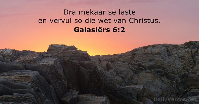 Galasiërs 6:2