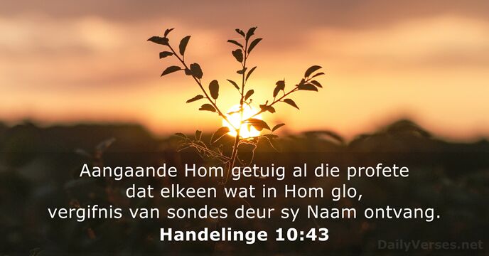 Handelinge 10:43