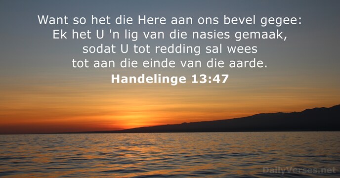 Handelinge 13:47