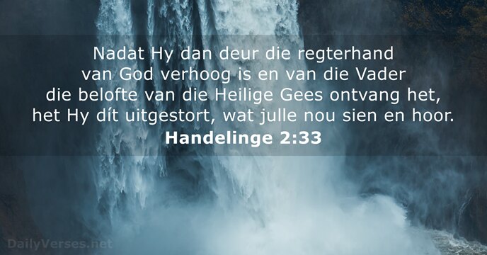 Handelinge 2:33