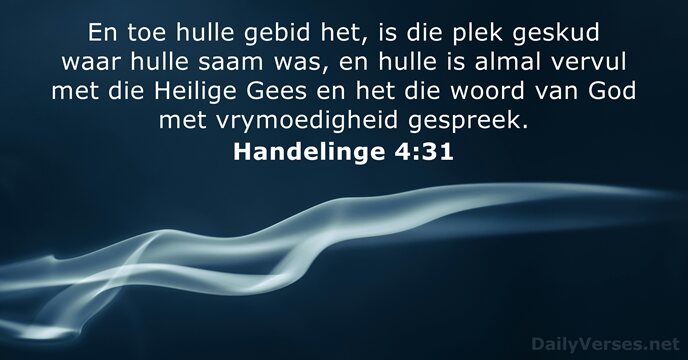 Handelinge 4:31