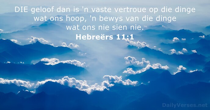 Hebreërs 11:1