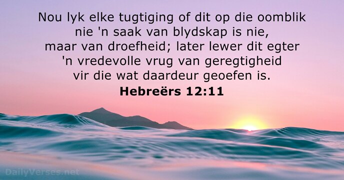 Hebreërs 12:11