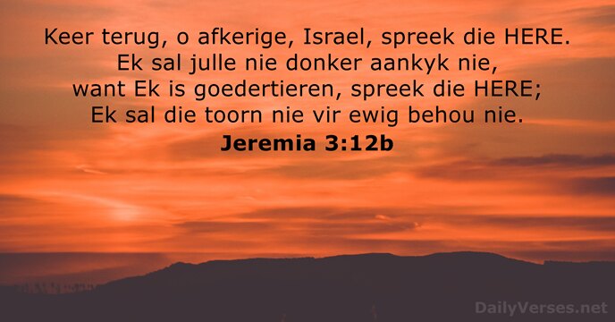 Jeremia 3:12b