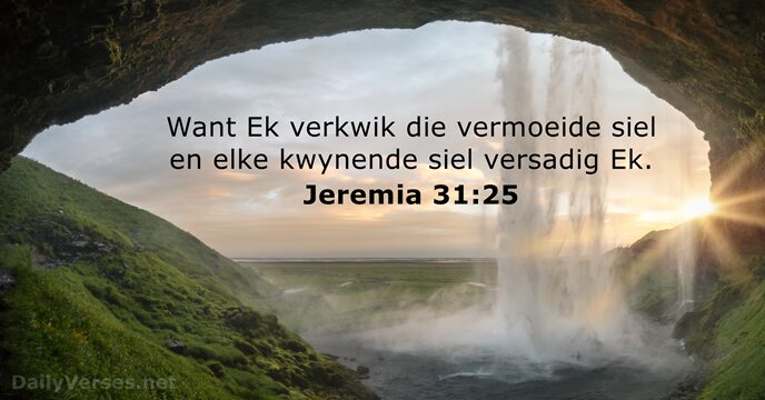 Jeremia 31:25