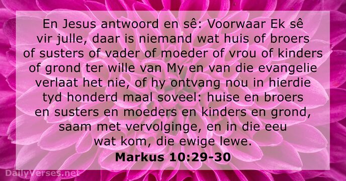Markus 10:29-30