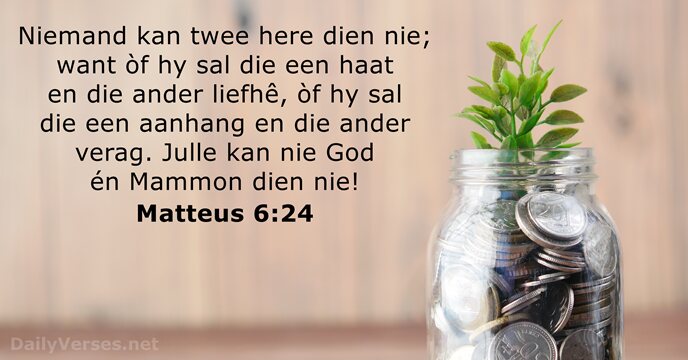 Matteus 6:24