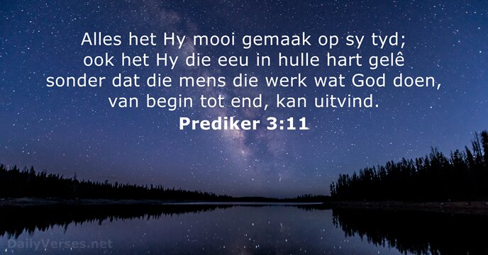 Prediker 3:11