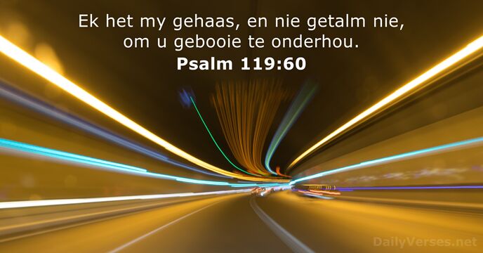 Psalm 119:60