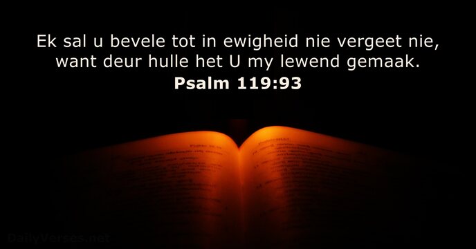 Psalm 119:93