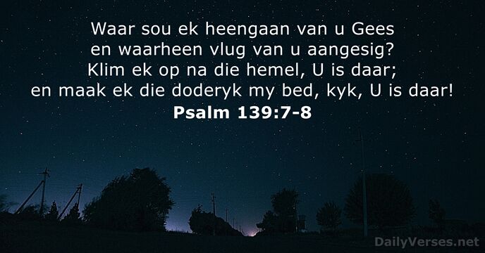Psalm 139:7-8