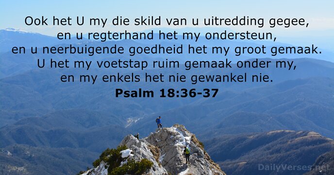 Psalm 18:36-37