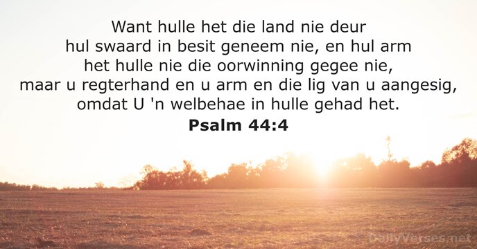 Psalm 44:4