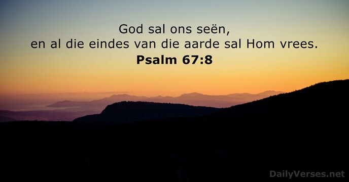 Psalm 67:8