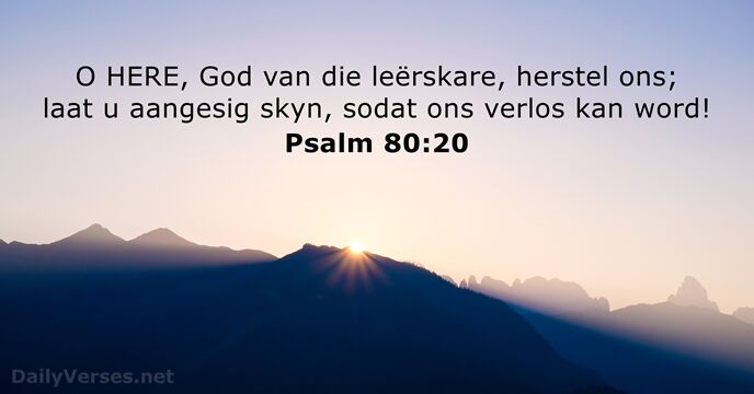 Psalm 80:20