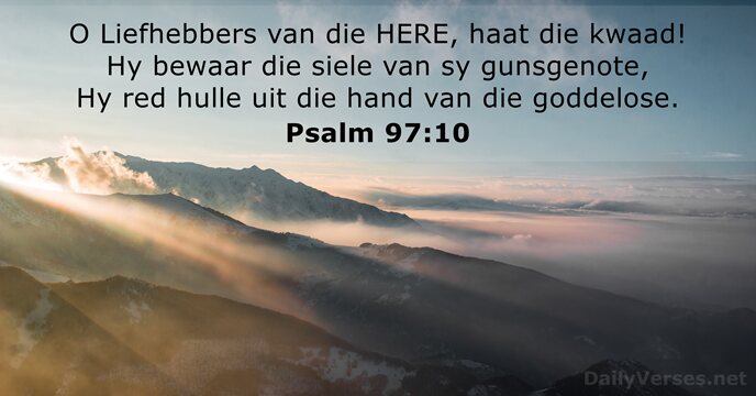 Psalm 97:10