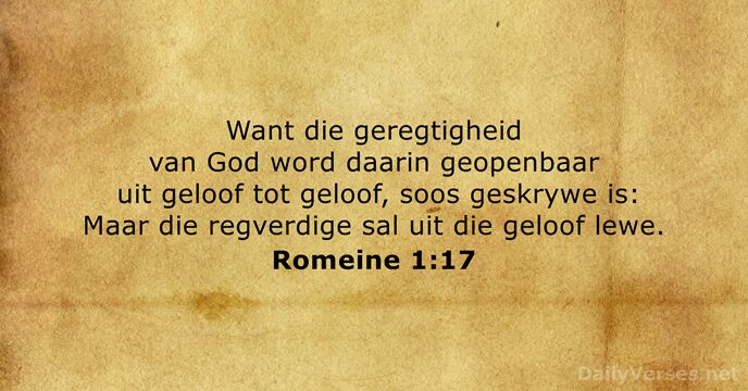 Romeine 1:17