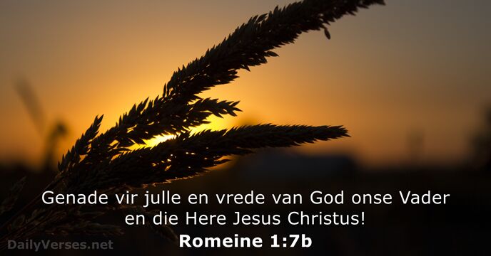 Romeine 1:7b