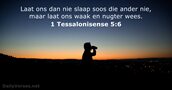 1 Tessalonisense 5:6