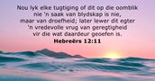Hebreërs 12:11