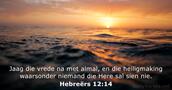 Hebreërs 12:14