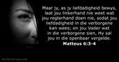 Matteus 6:3-4