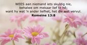 Romeine 13:8