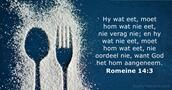Romeine 14:3
