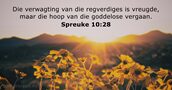 Spreuke 10:28