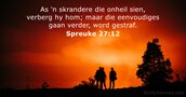 Spreuke 27:12