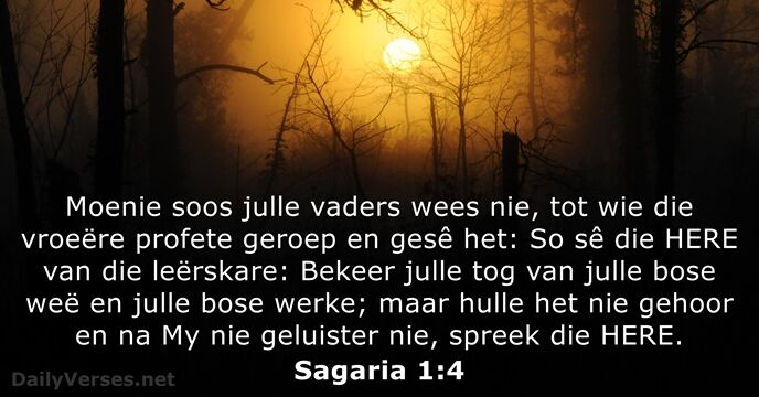 Sagaria 1:4