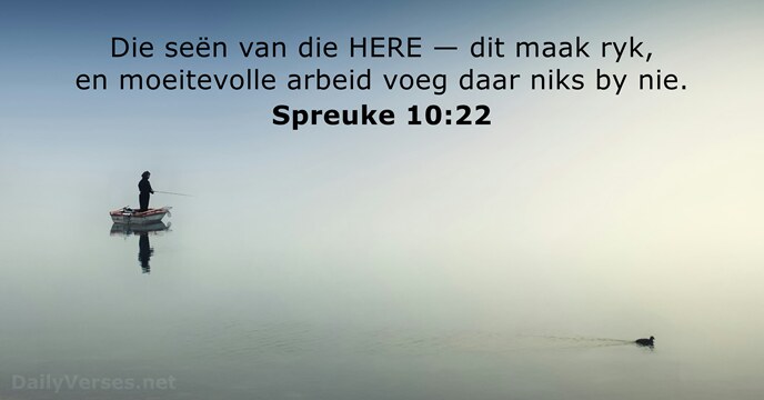 Spreuke 10:22