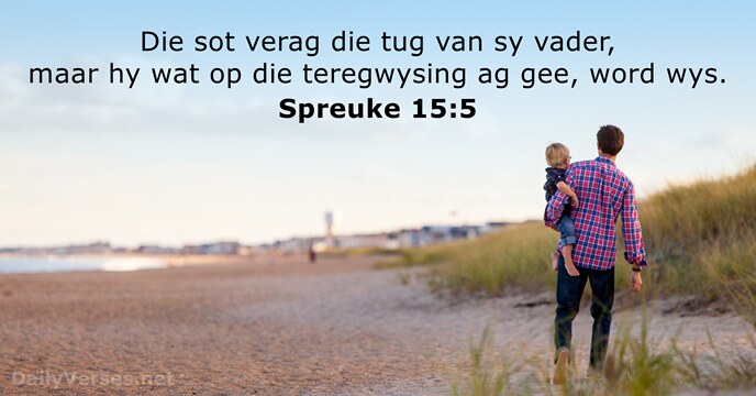 Spreuke 15:5