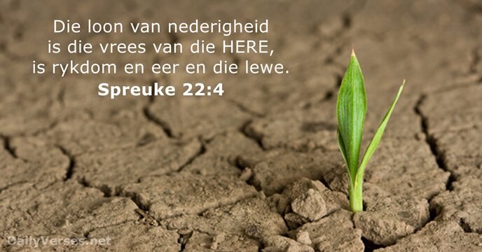 Spreuke 22:4