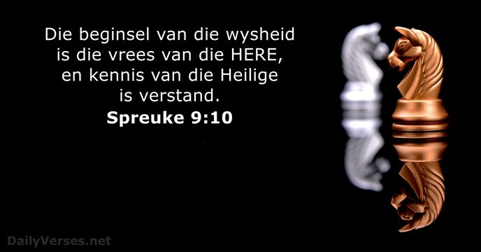 Spreuke 9:10