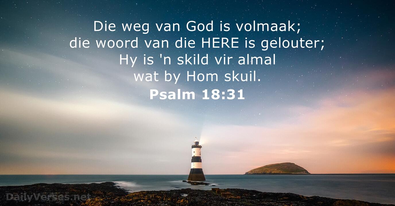 Psalm 18 31 Bybelvers DailyVerses