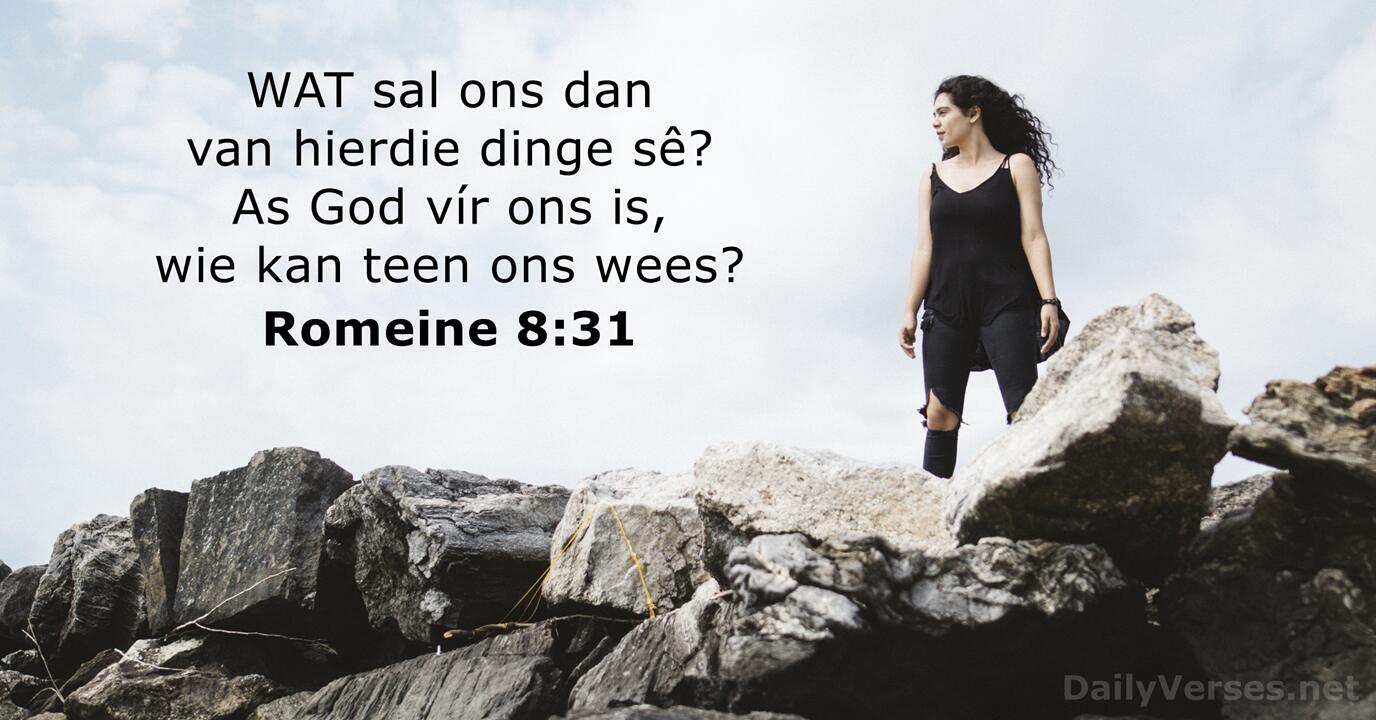 Romeine 8 31 Bybelvers DailyVerses