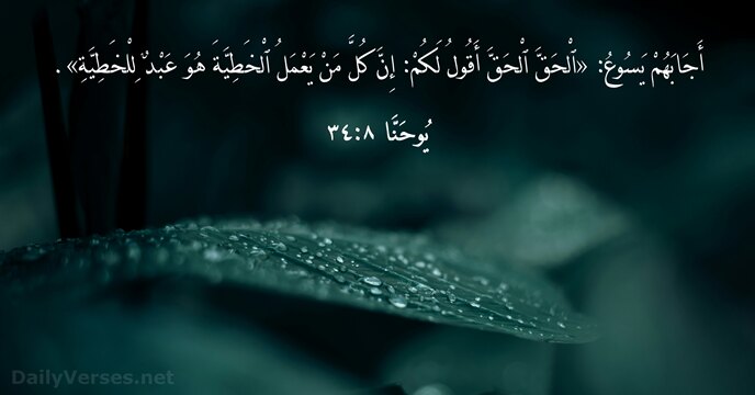 يُوحَنَّا ٨:٣٤