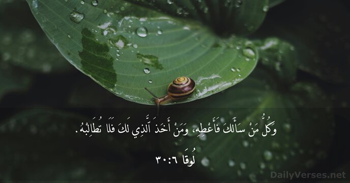 لُوقَا ٦:‏٣٠