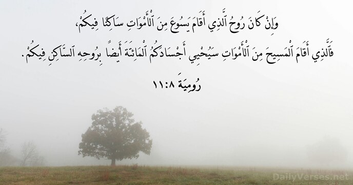 رُومِيَةَ ٨:١١