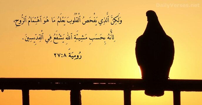 رُومِيَةَ ٨:‏٢٧