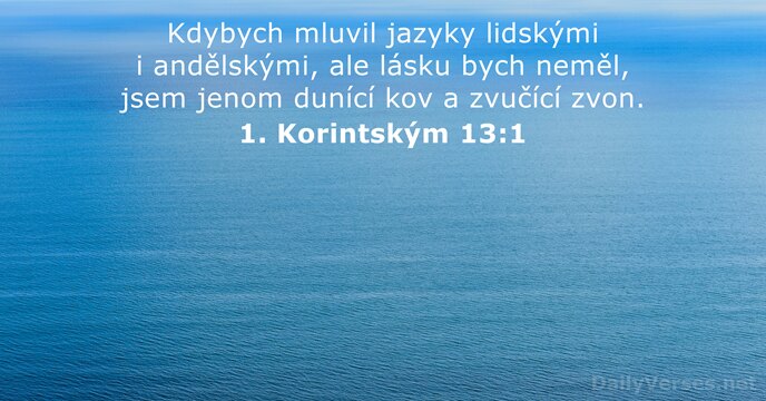 1. Korintským 13:1