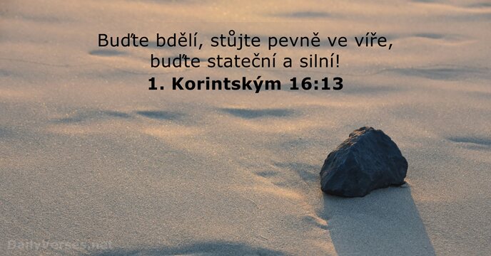 1. Korintským 16:13