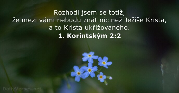 1. Korintským 2:2